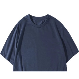 เสื้อยืดผ้าแคนวาสปักลายคุณภาพสูงสำหรับผู้ชายไซส์ใหญ่ ปรับแต่งได้ น้ำหนัก 200 กรัม ผสมสแปนเด็กซ์ คอตตอน และใยไผ่ เป็นมิตรต่อสิ่งแวดล้อม - Product Image 2