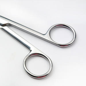 Ciseaux de beauté en acier inoxydable incurvés de 14 cm avec manche en céramique et finition miroir pour la coupe des sourcils par ANAAIF - Product Image 2
