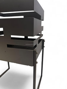 Steampunk Gears and Gauge Design Unique Fire Pit - Product Image 3