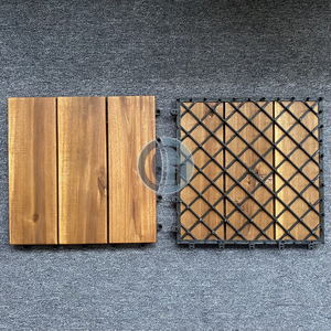 Suelo de Madera de Acacia Vietnamita Ecológico, Impermeable, Antideslizante, Diseño Contemporáneo, Acabado Mate, Sistema de Enclavamiento, para Exteriores, 5+ - Product Image 4