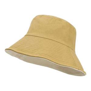 High Quality Casual Customizable Extra Large Unisex <b>Reversible</b> Polyester <b>Bucket</b> <b>Hat</b> with Embroidery Adjustable Summer Sun <b>Hat</b> - Product Image 1