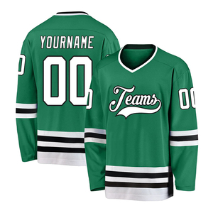 Maillot de hockey sur glace personnalisé de haute qualité en polyester, design gratuit, impression par sublimation, logo brodé, uniforme de hockey sur glace personnalisé - Product Image 1