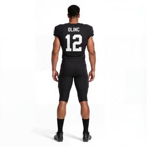 Uniforme de football américain personnalisé Elite 280GSM en poly-spandex, maillots de sport minimalistes pour le jour du match, OEM B2B Sialkot - Product Image 2