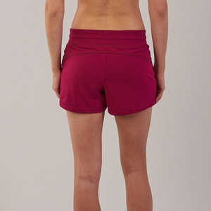 Shorts de Punto de Color Sólido para Mujer, con Cierre de Cordón, Cintura Media, Casuales, Transpirables, Mezcla de Algodón y Spandex - Product Image 2
