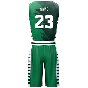 Maillots de basket-ball à rayures sublimées, design gratuit, vêtements de sport unis, personnalisables avec logo d'équipe, haute qualité. - Product Image 3