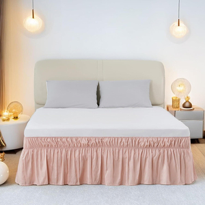 Draps plats et ajustés 100 % coton, imperméables et respirants, 200 fils, qualité supérieure, les plus vendus, pour hôpitaux, maisons et hôtels, unis, en gros - Product Image 1