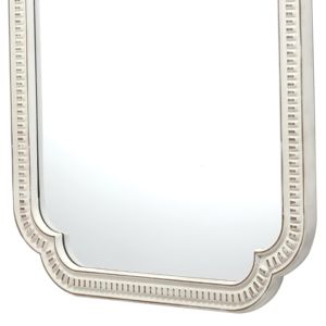 กรอบกระจกไม้ทาสีขาว ตกแต่งผนังรูปสี่เหลี่ยมผืนผ้า กระจกตกแต่งห้องน้ำ สำหรับห้องนั่งเล่นและทางเดิน - Product Image 6