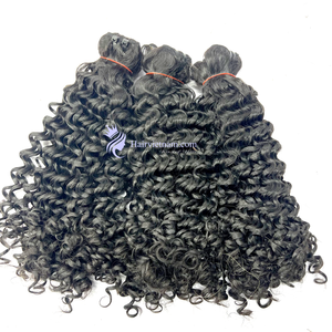 Vendedores de cabello crudo vietnamita de alta calidad más vendidos, trama de una sola máquina, estilos rizados profundos, cabello Remy ondulado Natural - Product Image 6