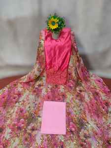 Nuevo Vestido de Novia Somalí con Diseño Floral y Pedrería, Estilo Fransawi, con Cuentas de Piedra y Jacquard, Estampado Tie-Dye - Product Image 5