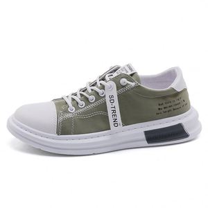 Men's Summer Breathable Lace up <b>Canvas</b> <b>Sneakers</b> Comfortable Rubber Outsole Casual Trendy All-Match Mesh Lining Round Toe - Product Image 5