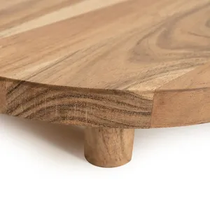 Plateau en bois pour la décoration d'appartements de luxe, plateau de service en bois haut de gamme, fournisseur américain, plateau décoratif en bois rustique, sûr à utiliser - Product Image 6