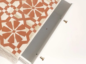 ILAHI's Bone Inlay <b>Drawer</b> Modern Design Agate Detailing <b>Storage</b> Portable Home Furniture - Product Image 3