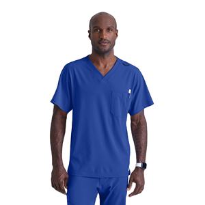 Uniforme d'infirmier pour hommes OEM, en coton et polyester de qualité supérieure, doux, durable, respirant, vêtements de travail médicaux pour hôpital, uniforme d'infirmier pour hommes - Product Image 2