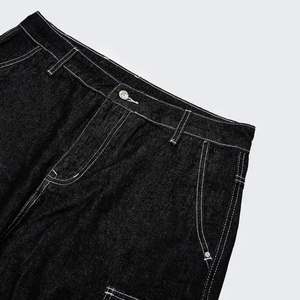 Pantalones Cortos de Mezclilla para Hombre con Bordado Personalizado de Último Diseño, Pantalones Cortos Deportivos Holgados Personalizados de Fábrica, Transpirables para Verano - Product Image 4