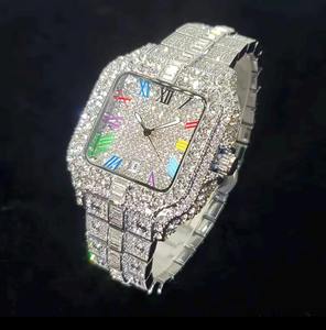 Reloj de Diamantes Moissanite de Estilo Japonés de Calidad de Exportación para Regalos de Boda y Aniversario, Suministro Disponible en Todo el Mundo - Product Image 4