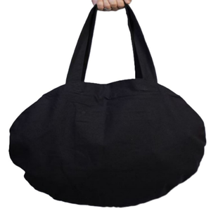 Sac fourre-tout en toile 100% coton personnalisé avec logo, fermeture éclair, impression sur mesure, écologique et réutilisable pour les voyages des femmes - Product Image 1