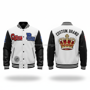 Chaqueta Bomber de PU Gris para Hombre, Marca Personalizada, Logotipo Bordado, Cierre de Cremallera Frontal, Estilo Motero, para Otoño e Invierno - Product Image 6