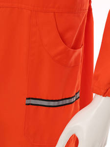 Flame Resistant High Visibility Cotton Coverall Durable Welding Suit OEM Service for Workshop and <b>Construction</b> Working Uniform - Product Image 5