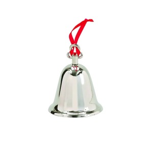 Golden Christmas Bell Ornament with Star Charm and Handwritten Text Metal Hanging Decoration - Product Image 6
