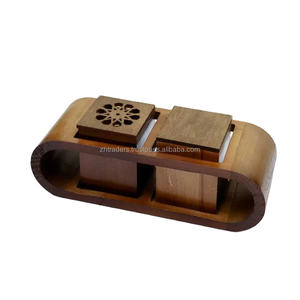 Noor Al Ramadan Quemador de Bakhoor hecho a mano de madera de lujo con soportes Oud y enchufe de anís estrellado Regalos elegantes del Festival del hogar Islámico - Product Image 3
