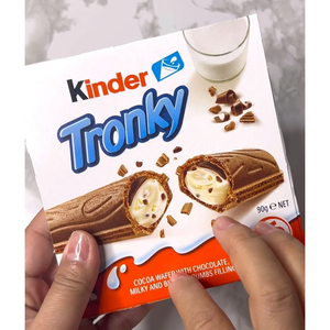 Ferrero Kinderr Tronky Chocolate Wafer <b>Bars</b> 3 Pack 3x5 <b>Bars</b> 90g For Export Wholesale Prices Cheap Crunchy Wafer Chocolate <b>Snack</b> - Product Image 1