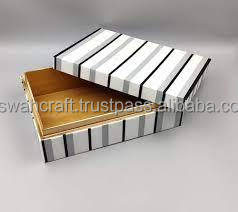 Elegante blanco negro decorativo superior pulido joyero maquillaje Kit recuerdo regalo de boda almacenamiento seguro para artículos valiosos - Product Image 6