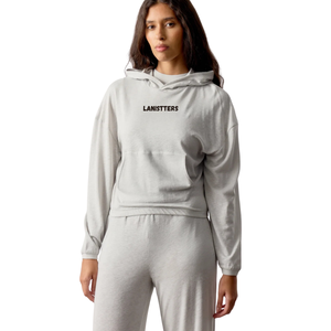 Conjunto Deportivo de Dos Piezas para Mujer, Sudadera con Capucha y Pantalones Acampanados, Corte Regular, Estilo Casual, Etiqueta Personalizada, OEM, ODM, Ropa Femenina - Product Image 3