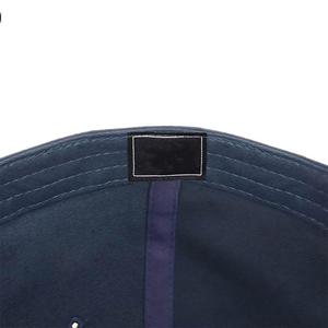 Gorra de Béisbol Unisex de 6 Paneles para Deportes de Invierno, Color Azul Marino Sólido, Sarga de Algodón, Ajuste Ajustable, Cierre Trasero Informal - Product Image 5