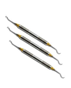 Raspador Periodontal Tipo Sierra Montana Jack – Instrumento Dental de Acero Inoxidable de Doble Punta y Contra-ángulo para Uso Profesional - Product Image 3