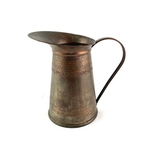 Carafe à eau en cuivre de la série exclusive, design rare, finition lisse, prix d'usine en gros - Product Image 1
