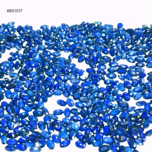 Saphir bleu de Madagascar de qualité supérieure, diffusion 194,62 ct, ensemble ovale et poire, qualité 3A, pierres précieuses facettées pour pendentif. - Product Image 4