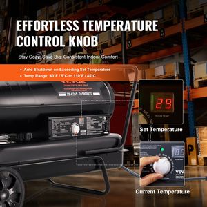 Năng lượng-hiệu quả 215000 BTU dầu hỏa không khí cưỡng bức nóng xách tay Ngư Lôi DIESEL nhiệt không gian nóng 13.2 gallon Tank cho - Product Image 3