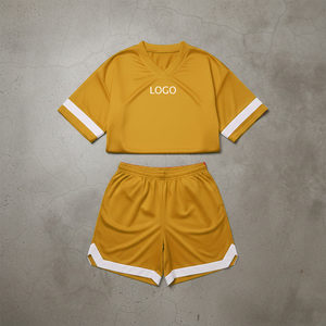 Conjuntos de Shorts de Algodón para Mujer, Ropa de Verano al por Mayor, Conjuntos de 2 Piezas de Camiseta y Shorts - Product Image 3