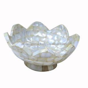 Bougeoir incrusté d'os en nacre naturelle pour la décoration de la maison au design moderne pour taille personnalisée prix bon marché pour la vente - Product Image 6