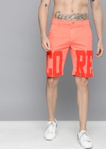 Pantalones Cortos Bermuda para Hombre con Estampado de Letras Verdes, Cintura Media, Cierre de Botones, Estilo Casual, 100% Poliéster, Tejido Transpirable - Product Image 5