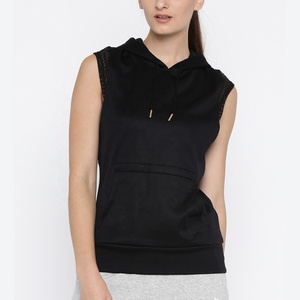 Sudadera Moderna con Capucha sin Mangas para Mujer, Estilo Informal, Ligera, Suave al Tacto, Corte Holgado, a la Moda - Product Image 3