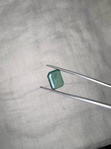 Émeraude naturelle zambienne de 3,22 carats, taille octogonale, pierre précieuse verte lâche, émeraude de qualité supérieure pour la joaillerie fine, fournisseur en gros - Product Image 2
