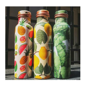 Natural <b>Copper</b> <b>Bottle</b> Designed for Everyday Use Promoting Better Digestion Immunity Balanced Living Direct Drinking Eco-Friendly - Product Image 2