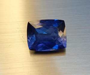 Piedra Preciosa Suelta de Tanzanita Azul Natural, Certificada por Terceros, Calidad Premium, Corte Octogonal, 100% Color Natural, Piedra para Joyería - Product Image 3