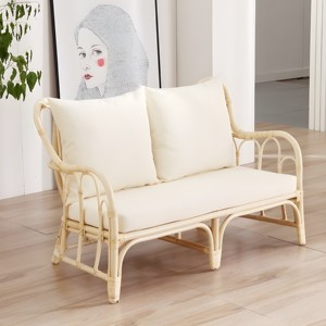 Silla de salón de mimbre natural hecha a mano, sofá individual, sillas para exteriores, mobiliario hecho en Vietnam - Product Image 4