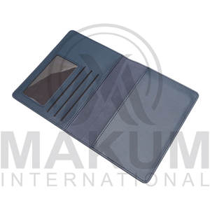 MAKUM INTERNATIONAL - Porta Pasaportes Plegable para Exteriores, Ligero, Resistente al Agua, Diseño de Cuero Personalizable con Logotipo, Unisex, para Viajes - Product Image 4