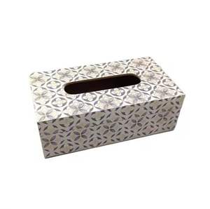 Caja de pañuelos de MDF de alta calidad para decoración del hogar, uso en mesa, soporte de pañuelos de MDF de primera calidad para hotel, restaurante, oficina. - Product Image 3