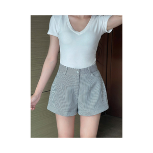 Shorts de Mujer de Cintura Alta, Transpirables, de Secado Rápido, Buena Calidad, Muchos Colores, Proveedor y Fabricante Vietnamita de Primera Calidad - Product Image 1