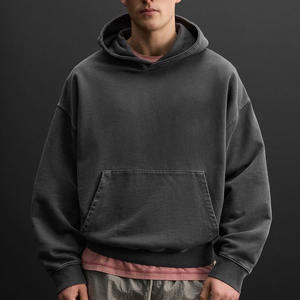 Sudaderas con Capucha de Invierno para Hombre 2026 de Alta Calidad - 100% Algodón con Forro Polar, Oversize, Antiarrugas, Transpirables, Ajuste Holgado - Product Image 5
