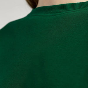 Nueva Sudadera con Capucha Informal de Invierno para Mujer, Color Verde Personalizado, Sudadera de Forro Polar Lisa, de la Mejor Calidad, con Logotipo Personalizado OEM - Product Image 5