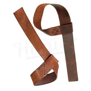 Muñequeras de Cuero de Alta Calidad para Levantamiento de Pesas, Correas de Cuero Resistentes para Gimnasio - Product Image 5