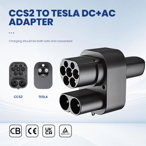 Adaptador de Cargador CCS2 a Tesla EV Directo de Fábrica, Certificado IEC62196 para Autos Eléctricos Tesla Model 3 Y S X Versión Europea - Product Image 6