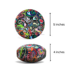 Tambor de Lengüetas de Acero con Diseño Artístico Paisley Multicolor, Instrumento de Percusión Handpan para Meditación, Yoga, Terapia de Sonido, Regalo - Product Image 3