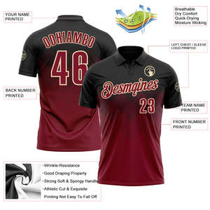 High Performance Custom Club Polo <b>Shirt</b> Team Identity Player Name Number Full Sublimation <b>Polyester</b> <b>Shirt</b> - Product Image 3