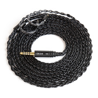 Kabel Upgrade Headphone/Player KBEAR ST-12 Plus Baru 2m 8-untai Kabel Tembaga Bebas Oksigen Seimbang
